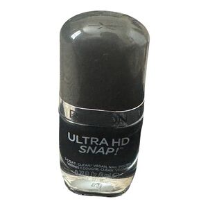 Ultra HD SNAP! Black Vegan Nail Polish